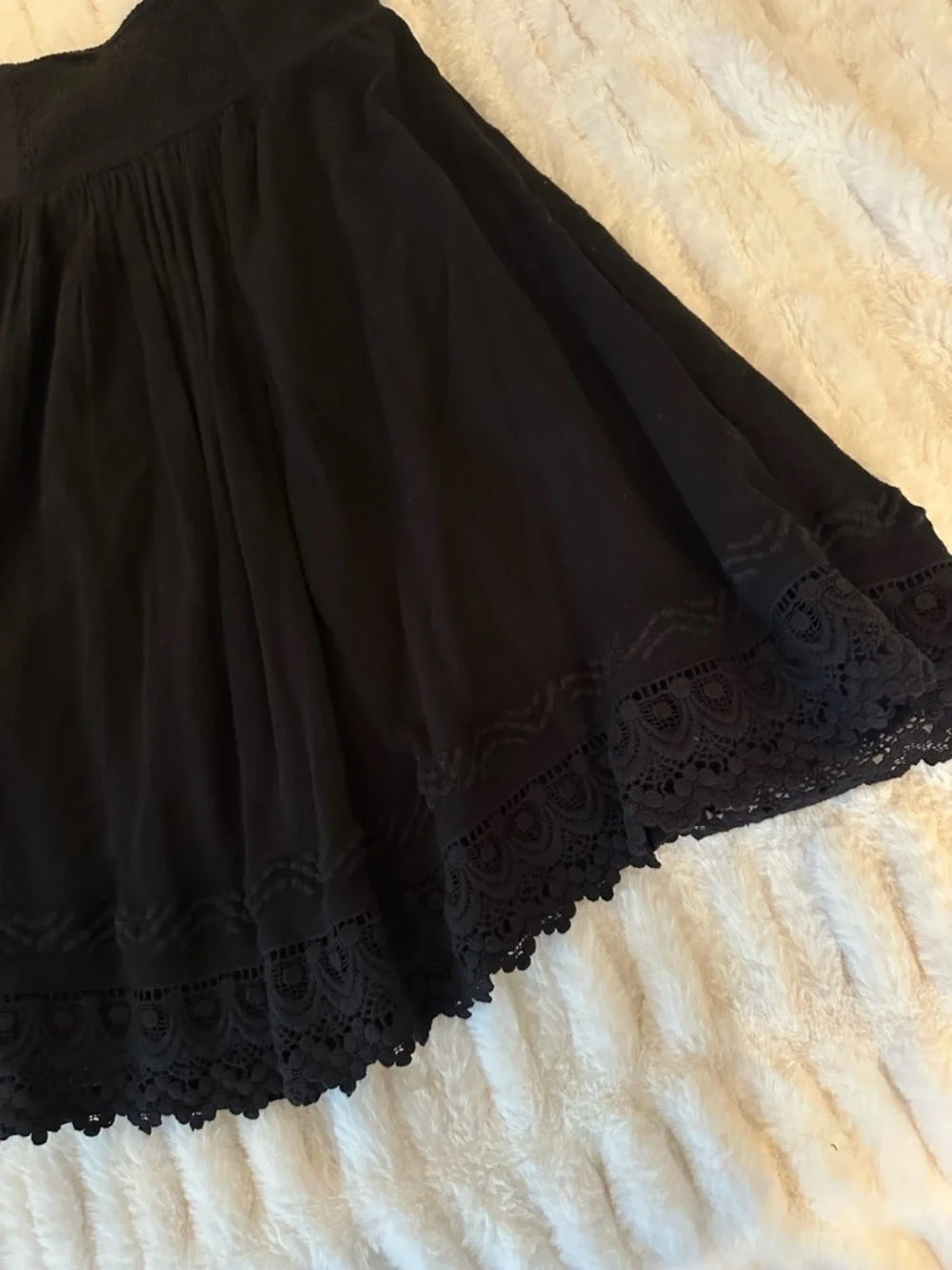 Free People strapless mini